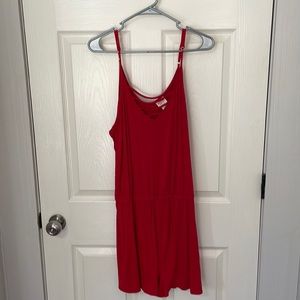 Red Mossimo Romper